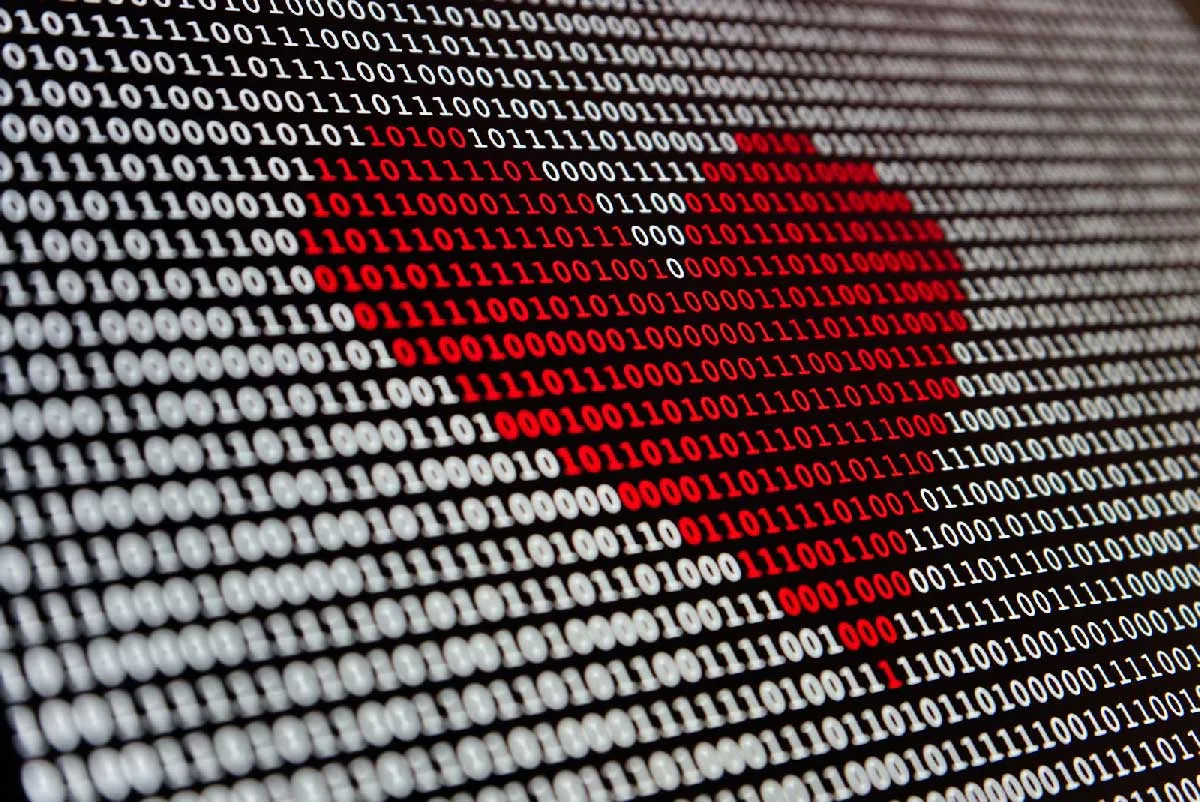 A Heart Composed of Binary