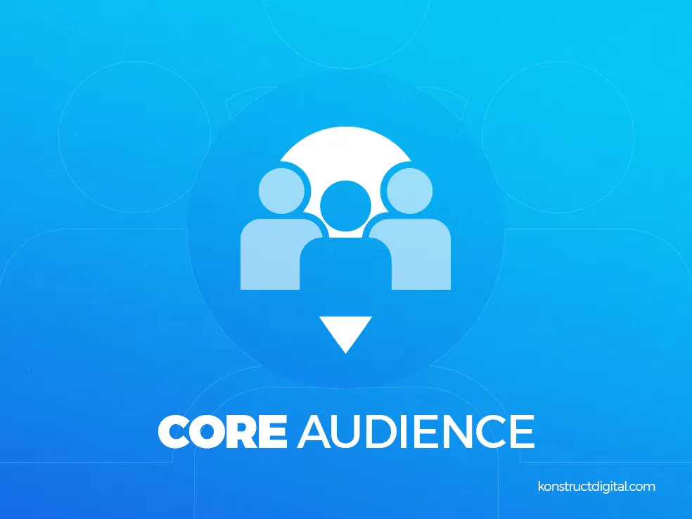 Core audience with one person. 