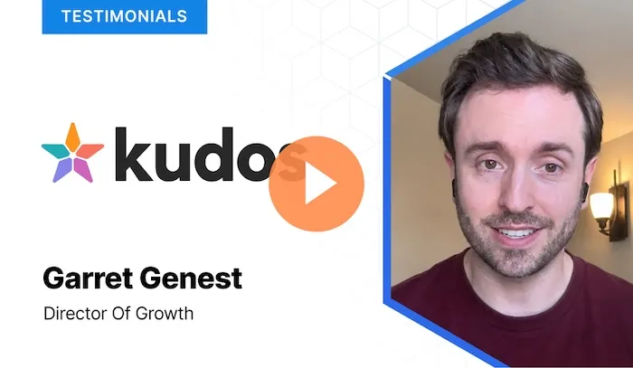 Testimonial video from Kudos