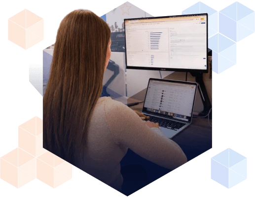 A dashboard view of B2B paid advertising performance across search, social, and programmatic campaigns.