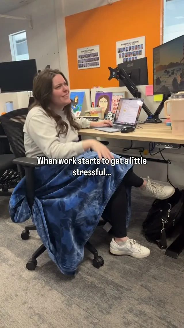 Stress? Never heard of her 💅 #agency #workculture #officelife