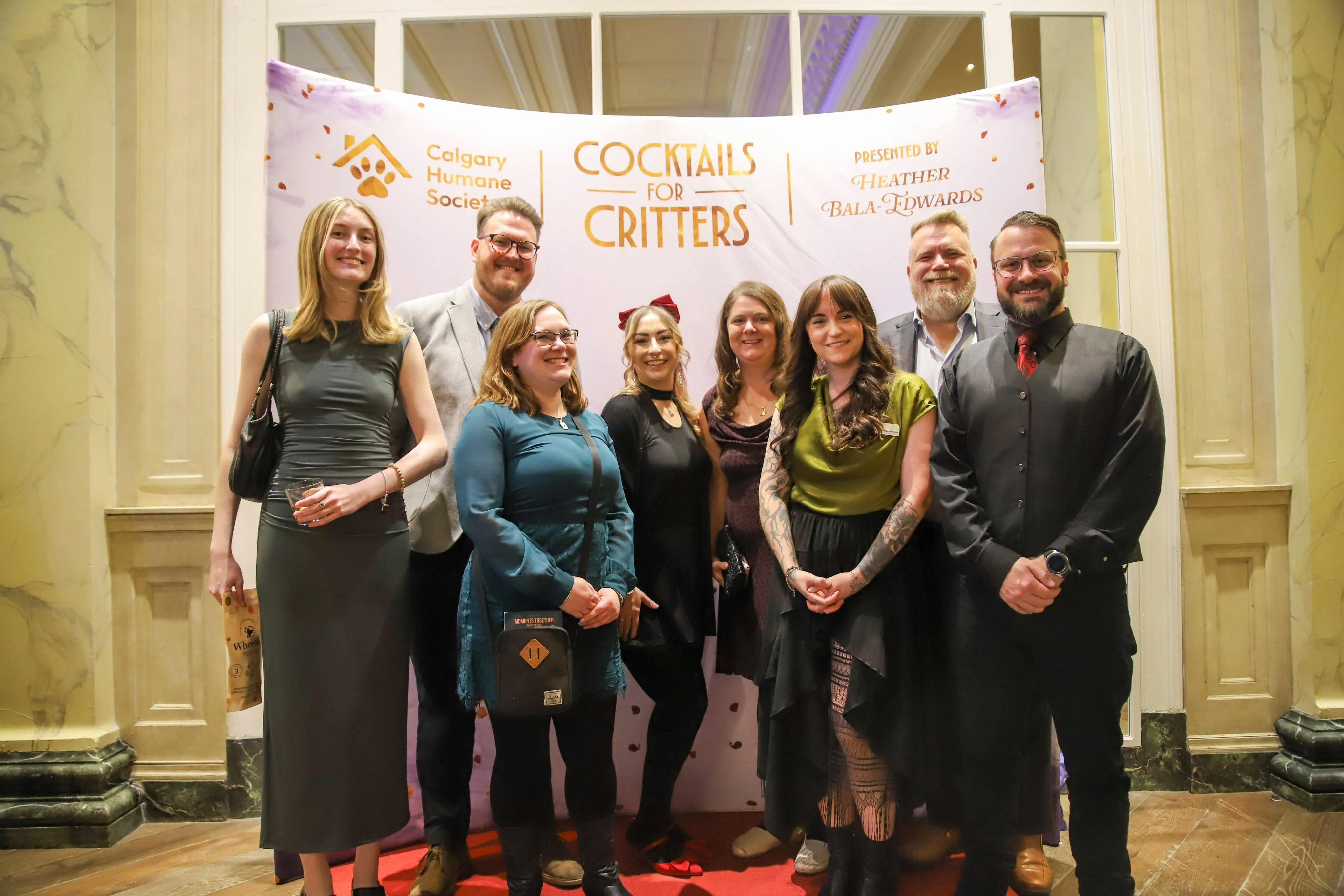 Dressed up for a PAW-some cause! 🐾🥂 Part of our team spent Saturday night at @calgaryhumane’s Cocktails for Critters gala, and what a night! Great food, exciting auction bids, and, of course, getting to meet some of the animals who benefit from the incredible work CHS does. ❤️ We love working alongside @calgaryhumane and getting to celebrate the impact they make in our community. Congrats to the whole team on an incredible evening! #CocktailsForCritters #CalgaryHumaneSociety #YYC #AgencyLife