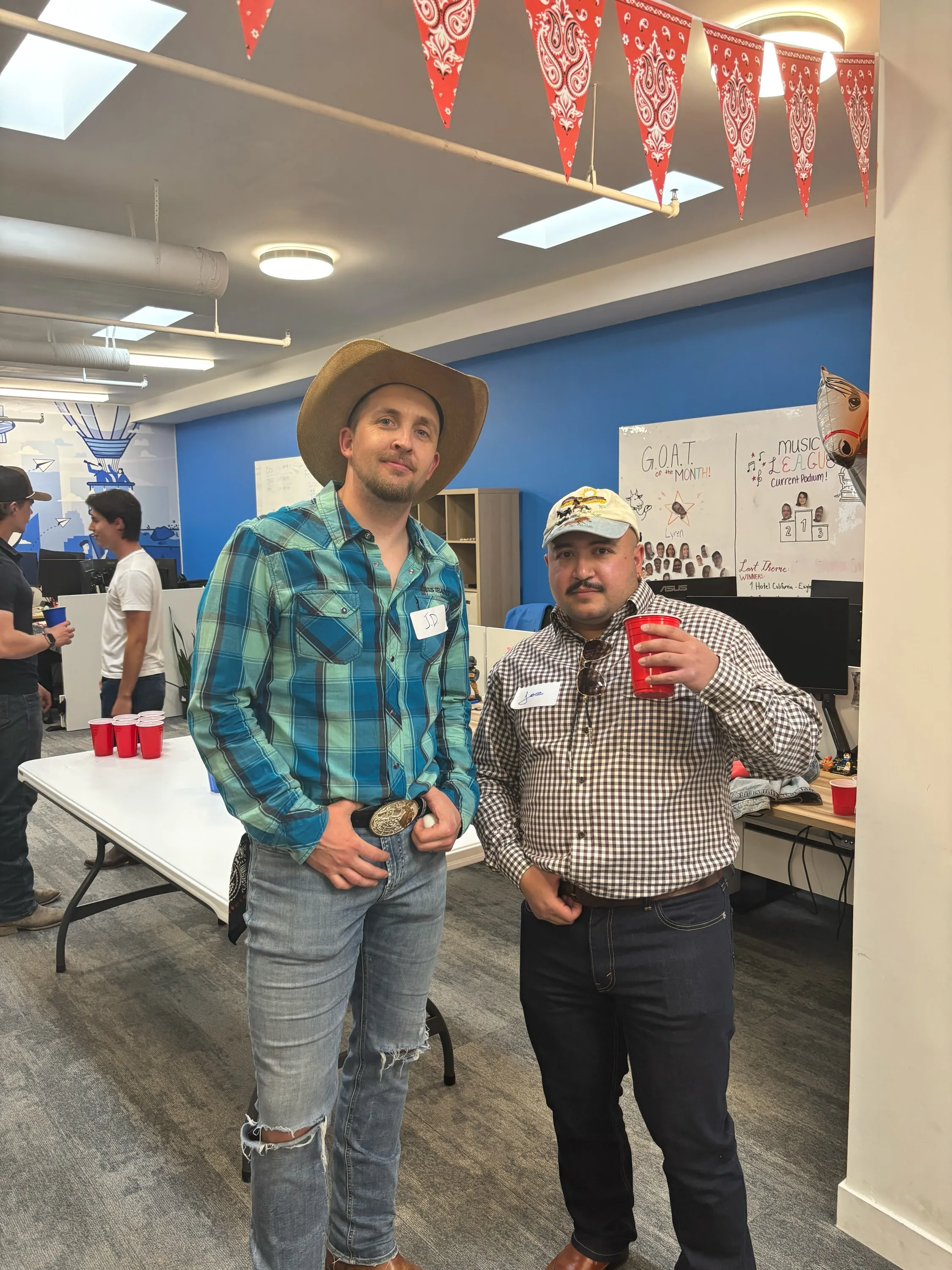 Less yeehaw, more yahoo! 🤠 It’s Stampede party season, and this year, the fits did all the talking. #CalgaryStampede #FitCheck #AgencyLife