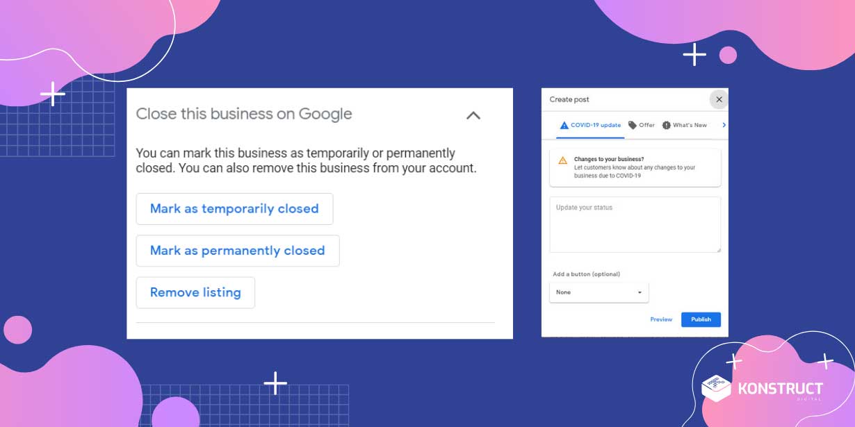 COVID-19 Updates for Google My Business