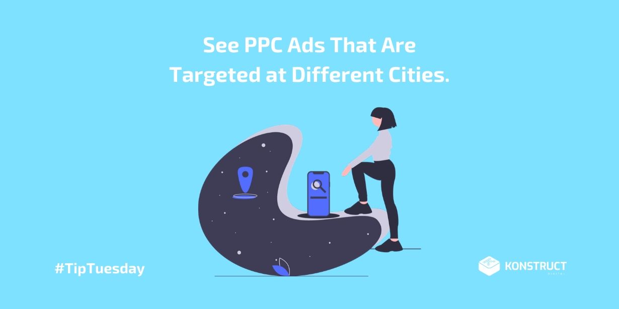 See PPC Ads That Are Targeted at Different Cities