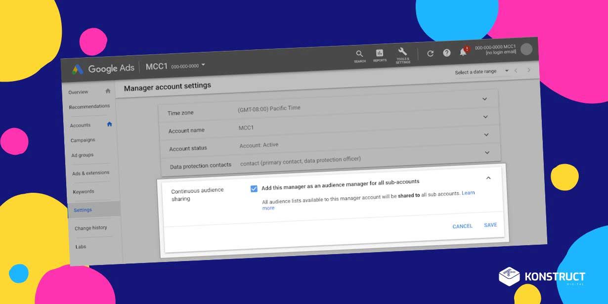 Audience Sharing in Google Ads Made Easier