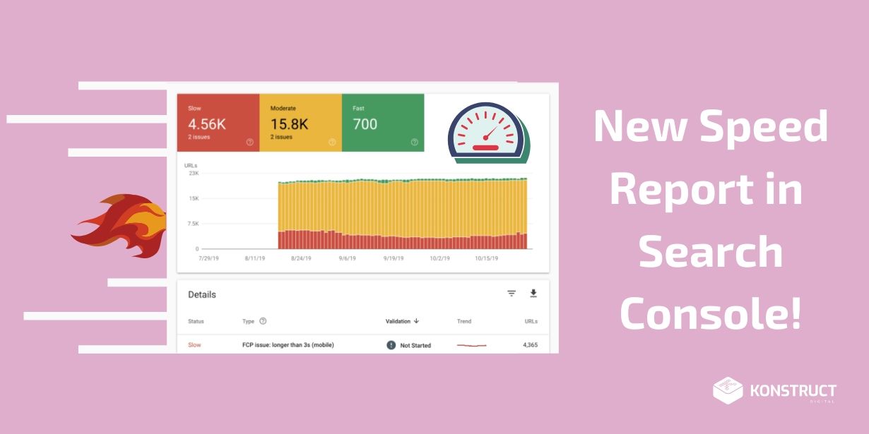 New Speed Report in Search Console