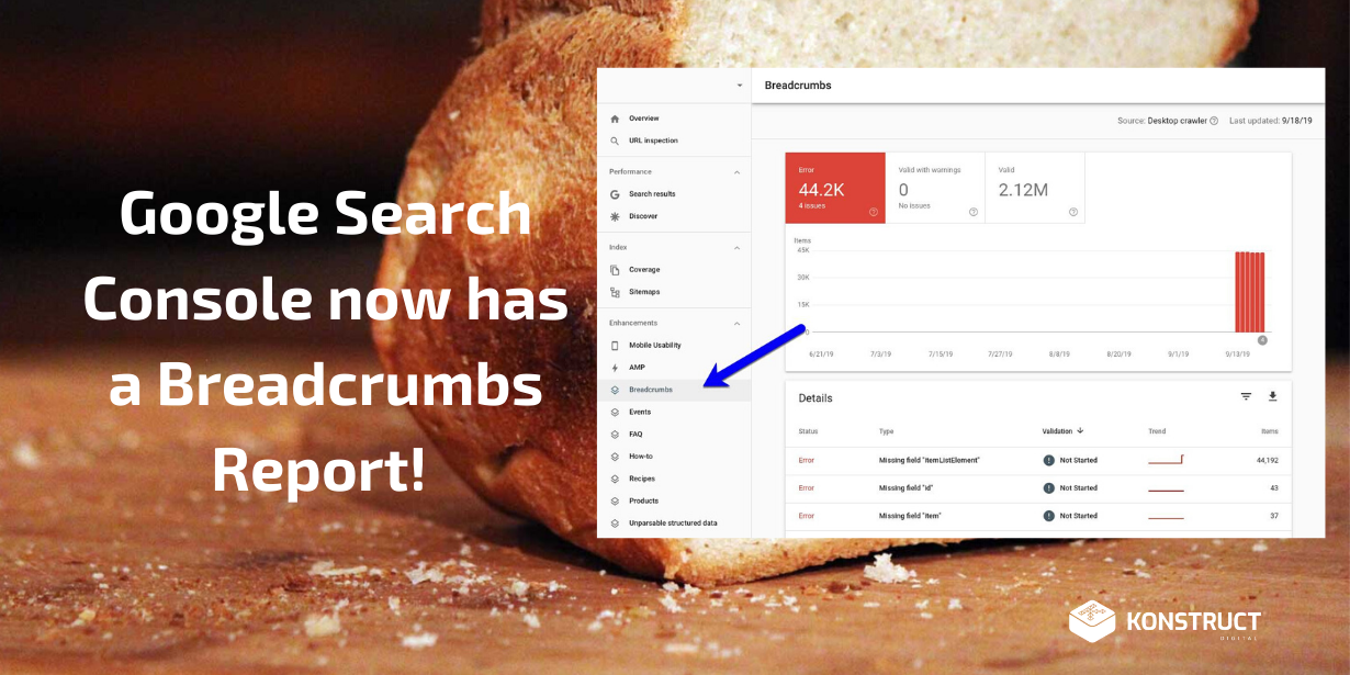 Breadcrumbs Report in Search Console