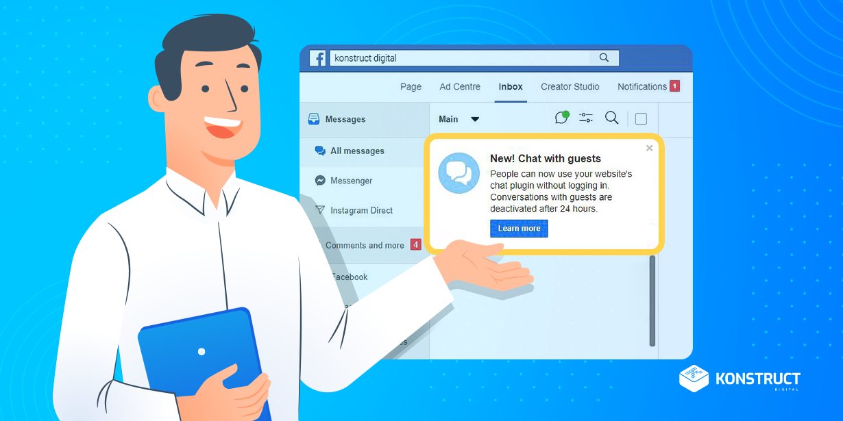 Facebook Messenger Guest Chat