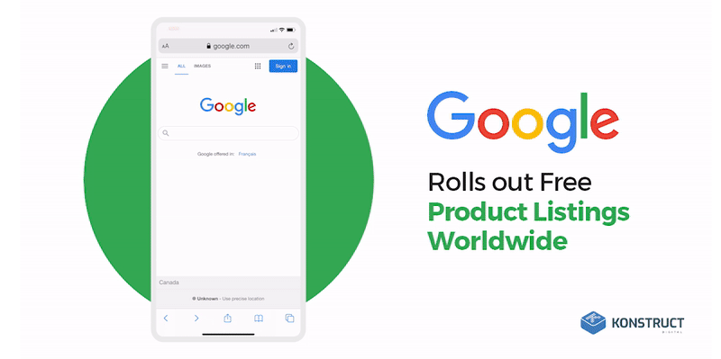 Google rolls out free product listings worldwide