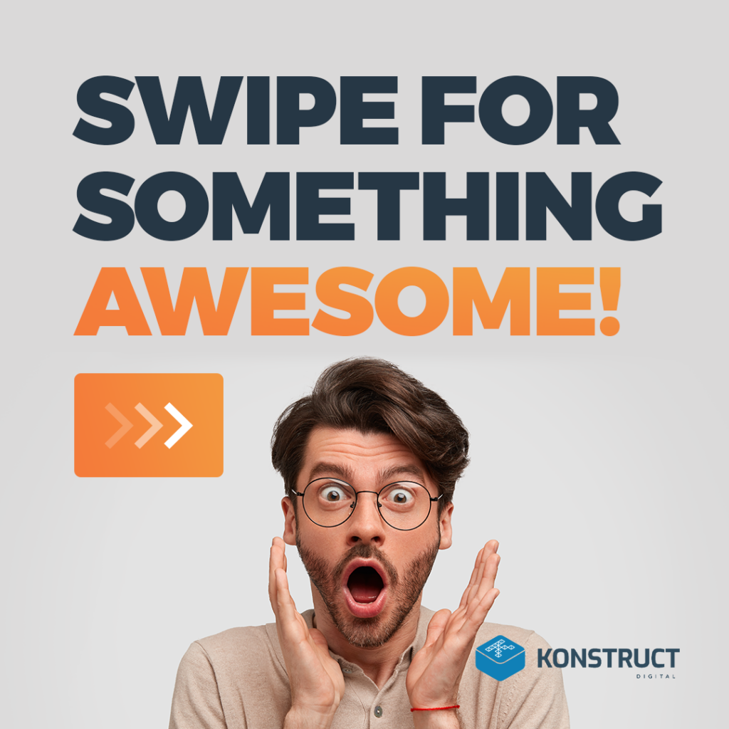 Swipe for something awesome
