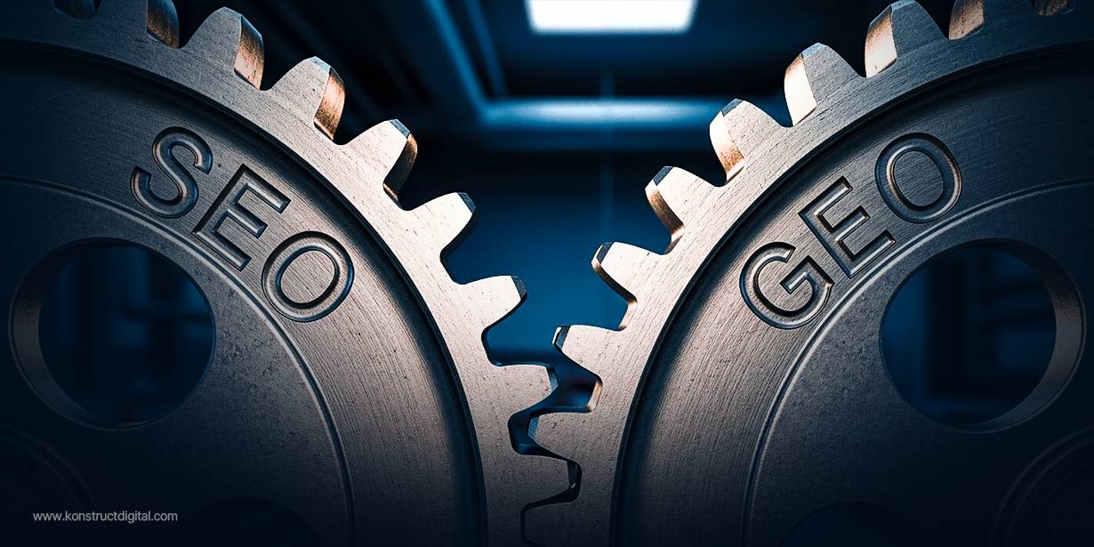 SEO and GEO connecting gear